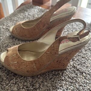 Elegant Tan Wedge Sandals Lilly Pulitzer